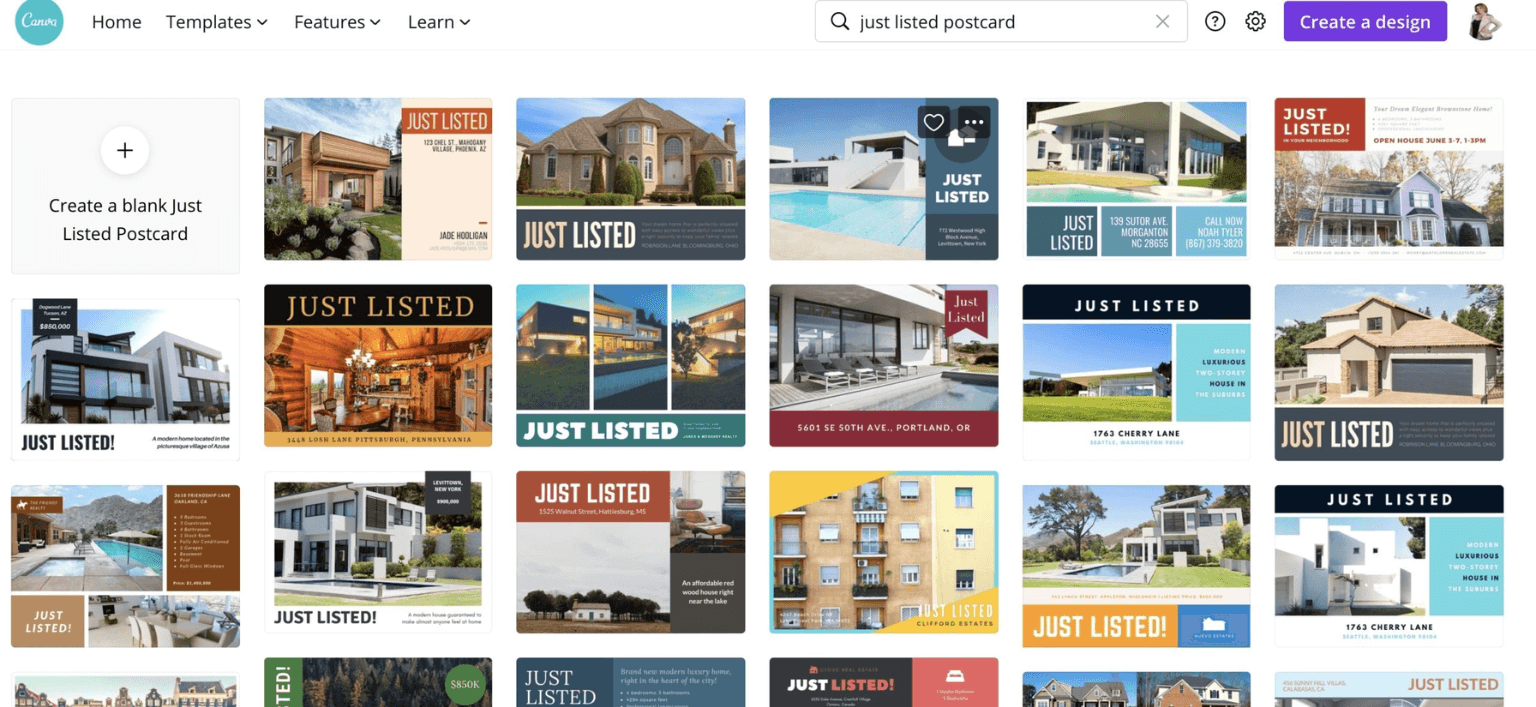 canva for real estate